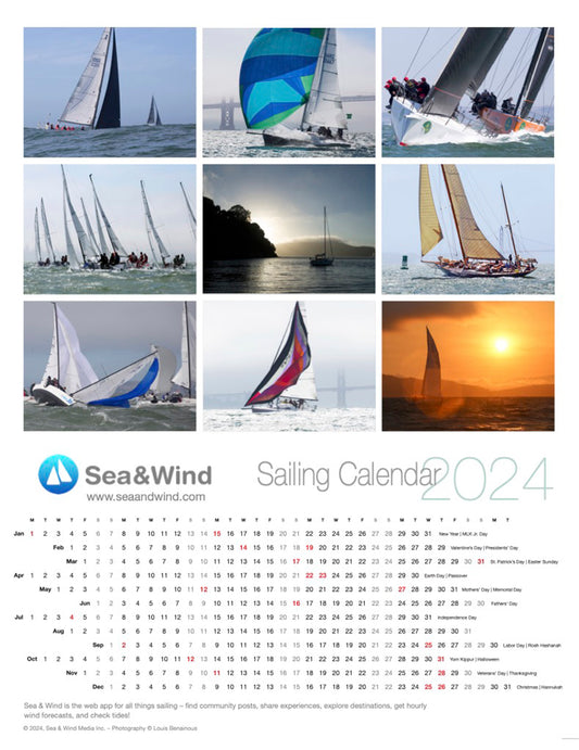 2024 Sailing Calendar